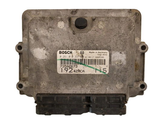 Fiat STILO ECU / 0281010337 / 73502673 / 19242RCA115 / BOSCH