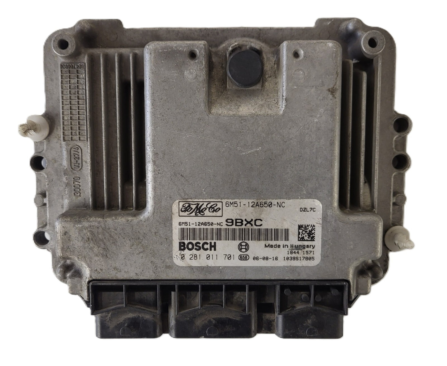 FORD ECU / 0281011701 / 6M51-12A650-NC / 9BXC / 1039S17805 / BOSCH