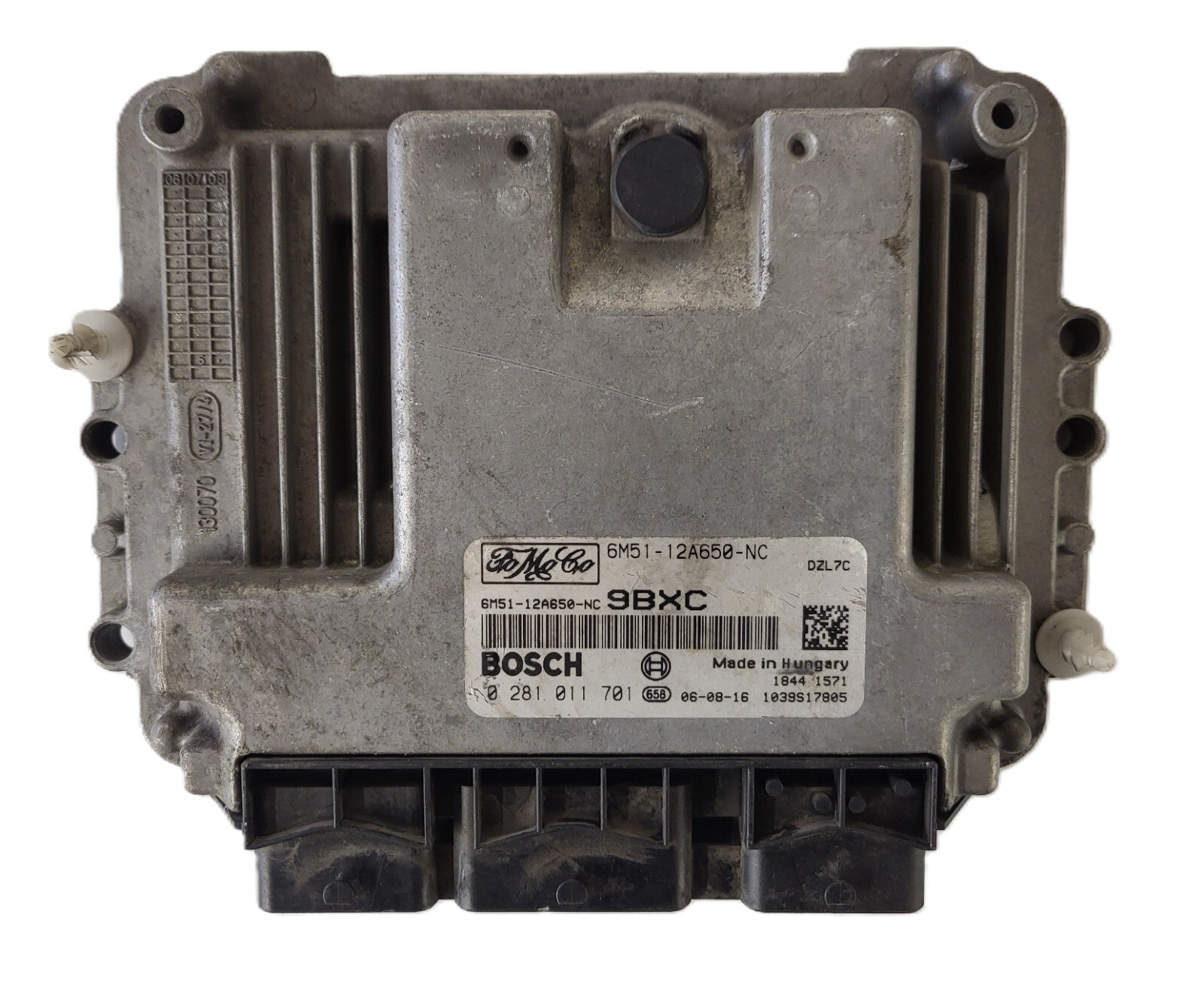 FORD ECU / 0281011701 / 6M51-12A650-NC / 9BXC / 1039S17805 / BOSCH