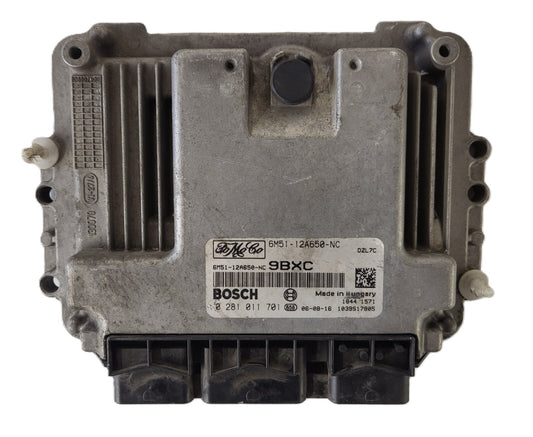 FORD ECU / 0281011701 / 6M51-12A650-NC / 9BXC / 1039S17805 / BOSCH