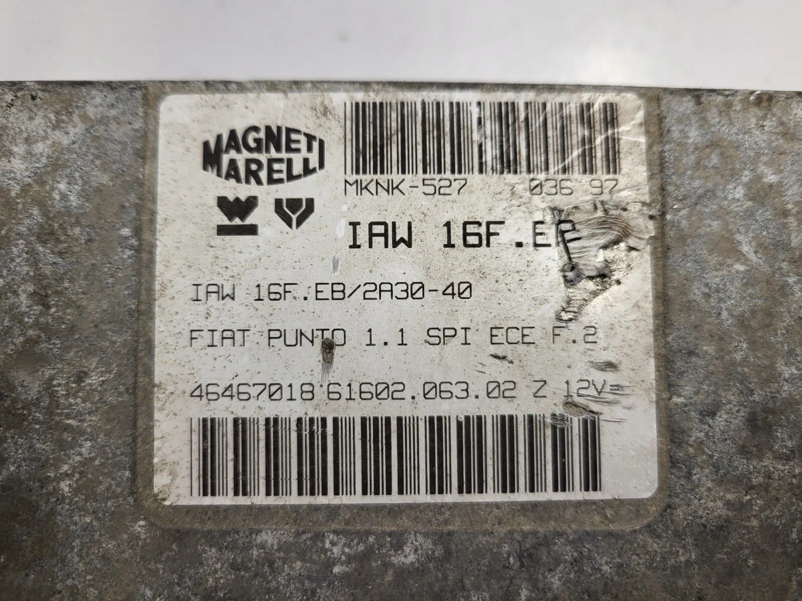 FIAT CROMA ECU / 0281012961 / 55208480 / BOSCH