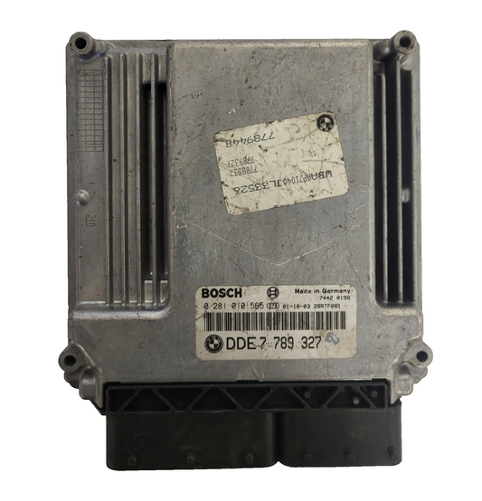 BMW ECU / 0281010565 / DDE7789327 / 7789327 / BOSCH