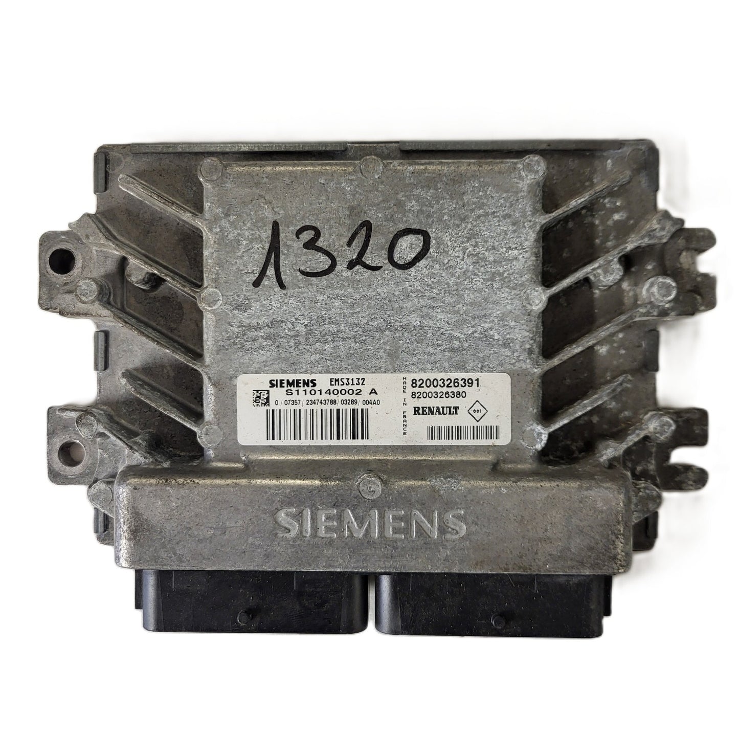Renault ECU / S110140002A / 82003236391 / 8200326380 / S1101402002 / EMS3132