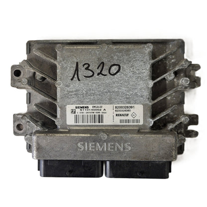 Renault ECU / S110140002A / 82003236391 / 8200326380 / S1101402002 / EMS3132