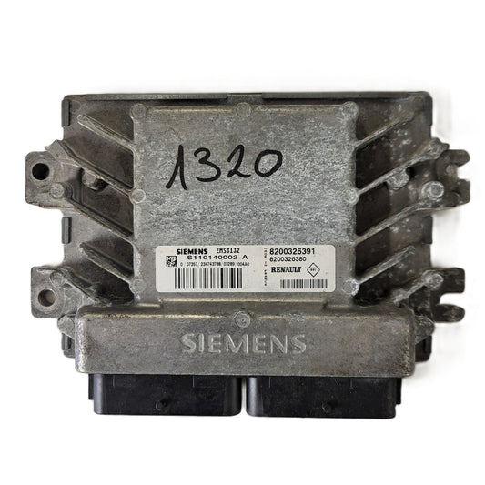 Renault ECU / S110140002A / 82003236391 / 8200326380 / S1101402002 / EMS3132