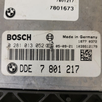 BMW X3 3.0 ECU / 0281013052 / DDE 7801217 / DDE7801217 / BOSCH