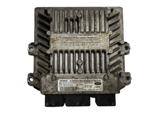 FORD FIESTA ECU / 7S61-12A650-EA / 5WS40632A-T / 7TTA / J38AC / SID804 / SIEMENS