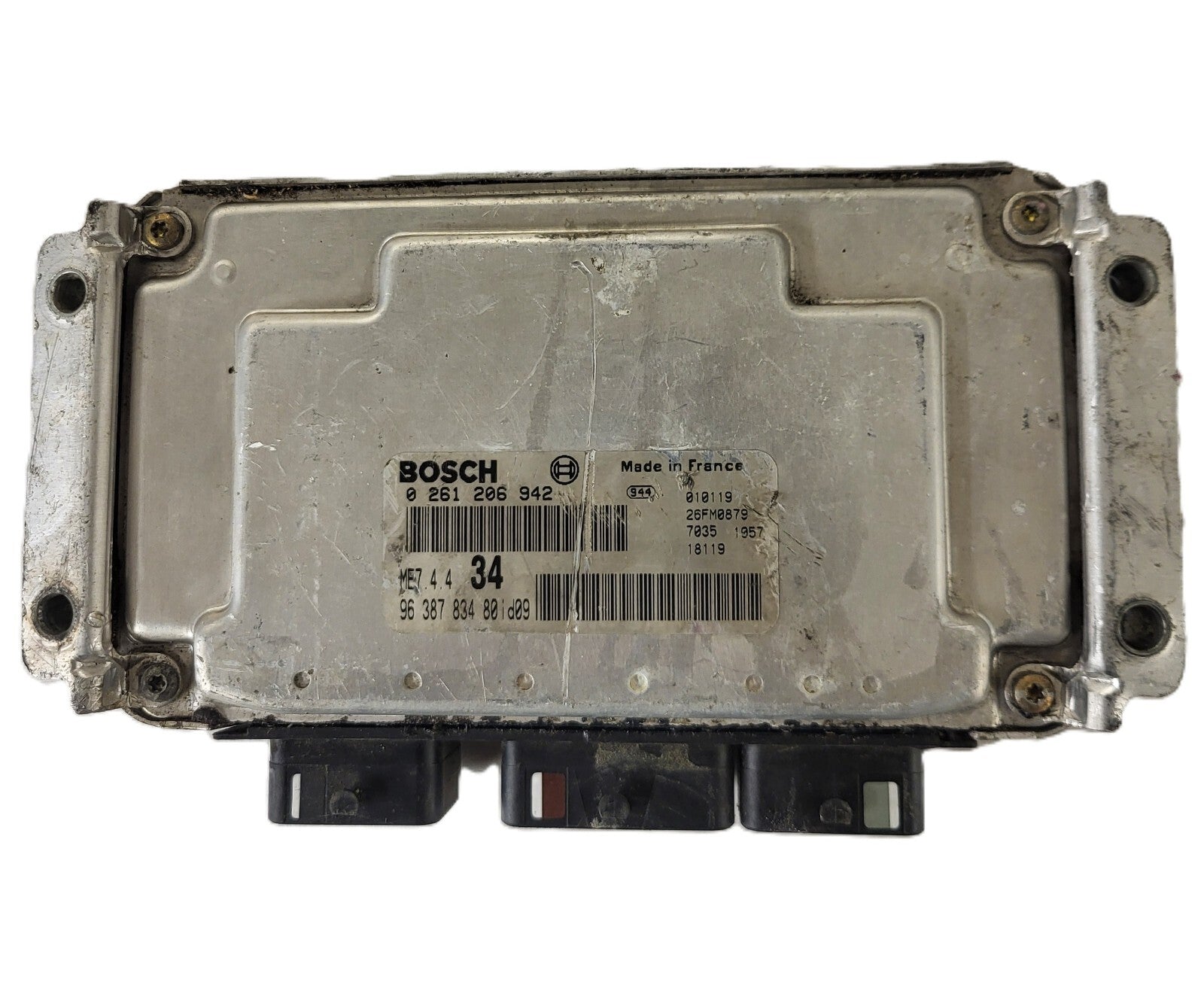 PEUGEOT CITROEN ECU / 0261206942 / 9638783480 / ME7.4.4. / BOSCH
