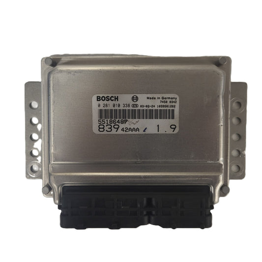 LANCIA LYBRA 1.9 JTD ECU / 0281010338 / 55186487 / BOSCH
