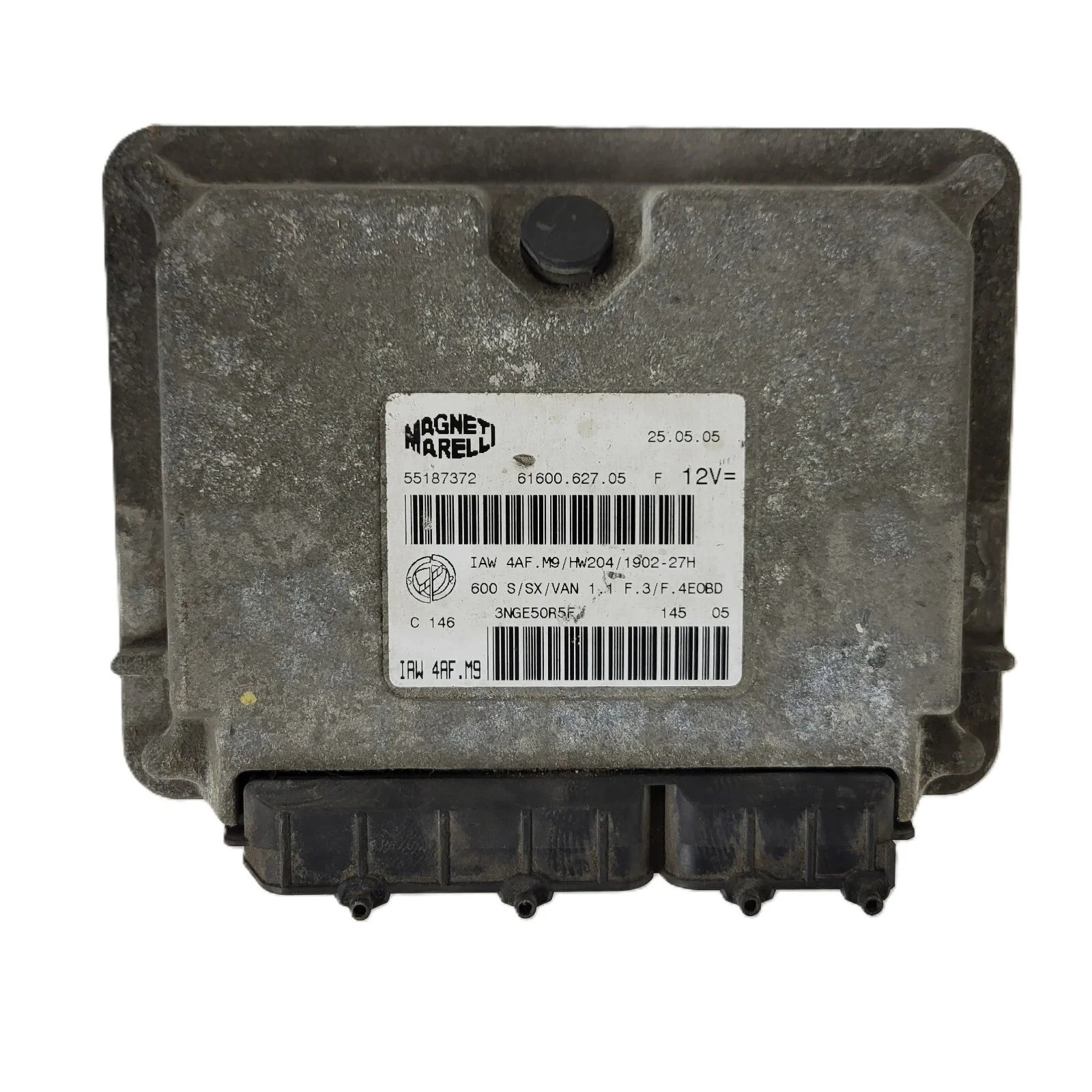 Fiat Seicento 600 ECU / 55187372 / IAW 4AF.M9 / 61600.627.05 / MAGNETI MARELLI