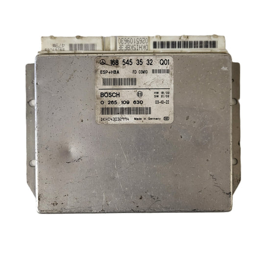 MERCEDES-BENZ A CLASS W168 ESP ECU / 1685453532 / 0265109630 / BOSCH ESP+HBA