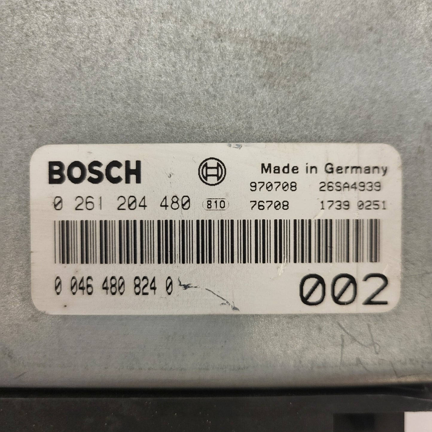 ALFA ROMEO 145 ECU / 0261204480 / 00464808240 / BOSCH