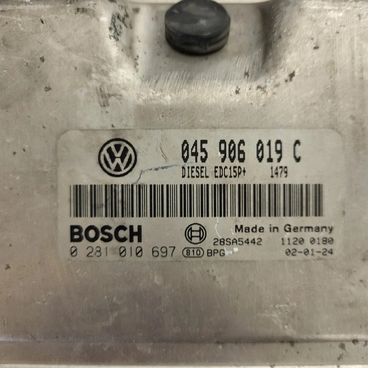 VW VAG POLO GOLF ECU / 045906019C / 0281010697 / EDC15P+ / BOSCH