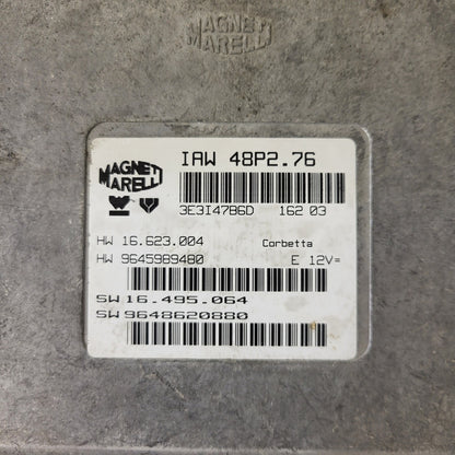 Peugeot 206 1.1 ECU / IAW 48P2.76 / SW 9648620880 / HW 9645989480