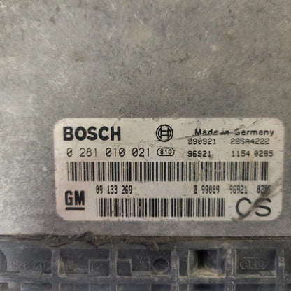 Opel Zafira ECU / 0281010021 / 09133269 / CS / BOSCH
