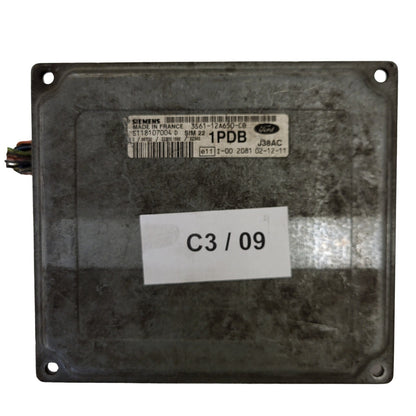 Ford ECU / S118107004D / 3S61-12A650-CB / 1PDB / SIM22 / J38AC / SIEMENS