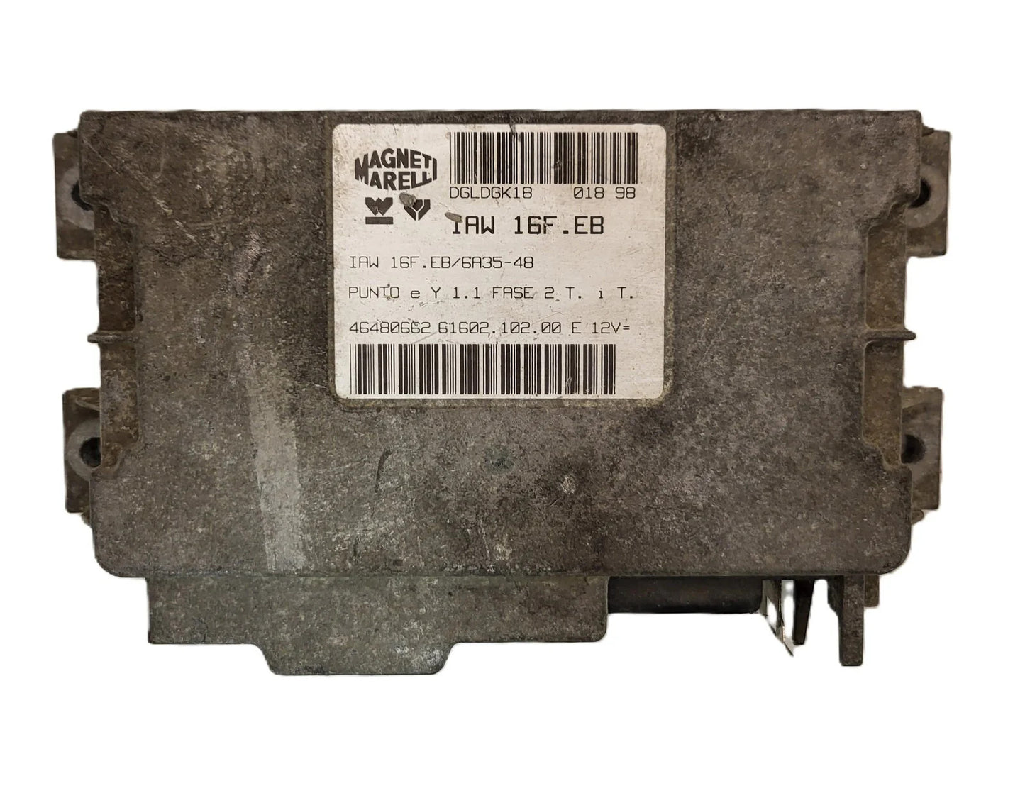 FIAT PUNTO LANCIA Y 1.1 ECU / IAW 16F.EB / 46480662 / IAW16F.EB / MAGNETI MAREL