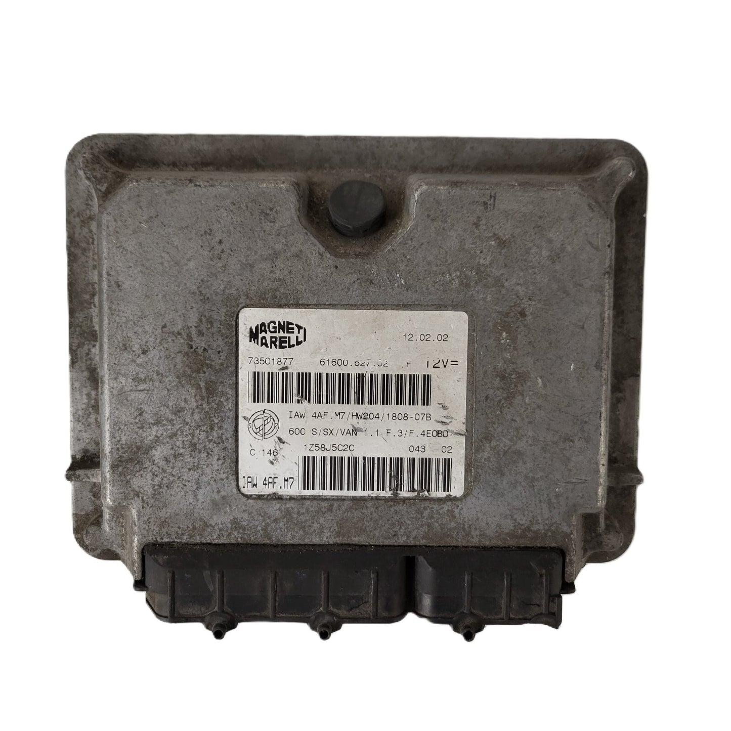 Fiat 600 ECU / IAW 4AF.M7 / 73501877 / HW204 / MAGNETI MARELLI