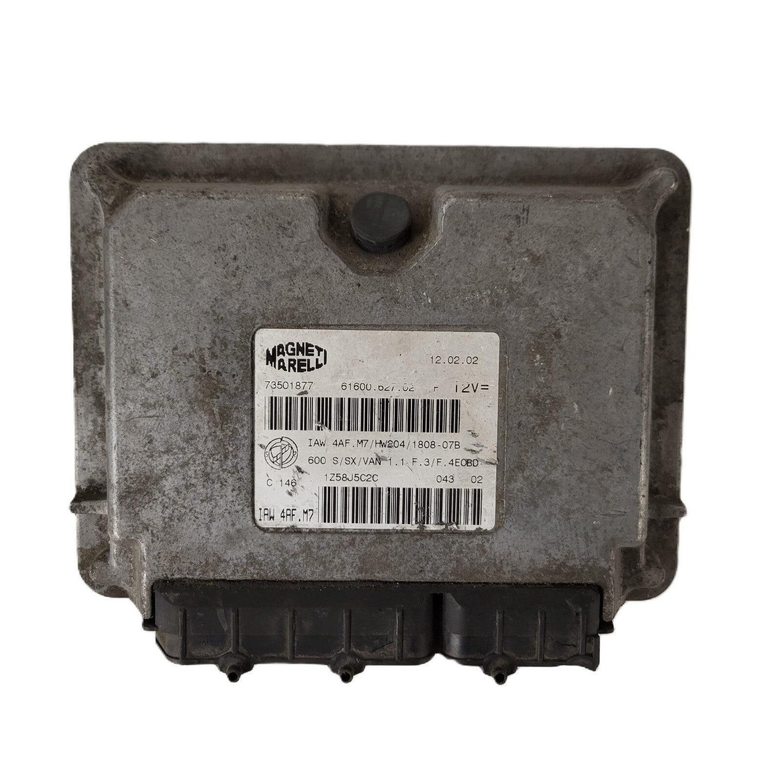 Fiat 600 ECU / IAW 4AF.M7 / 73501877 / HW204 / MAGNETI MARELLI
