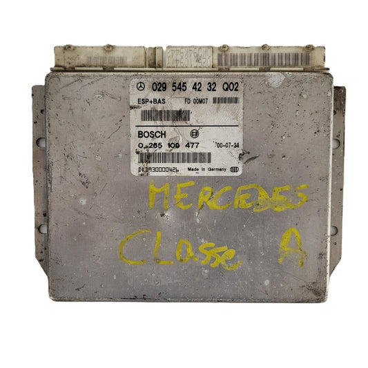 Mercedes A-Class W168 ESP ECU / 0295454232 Q02 / 0265109477 / BOSCH 