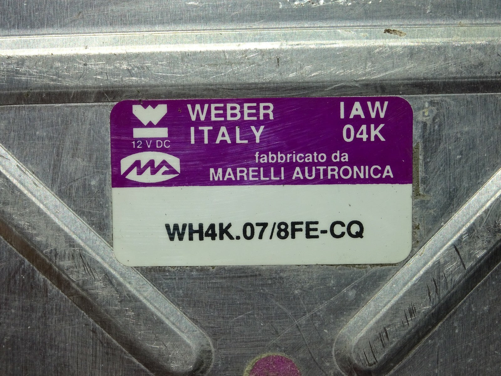 LANCIA FIAT ECU / IAW 04K / WH4K.07/8FE-CQ / WH4K.07 / 8FE-CQ / WEBER