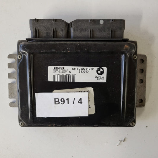 MINI COOPER 1.6 ECU / S118012001N / 1214752761001 / SIEMENS