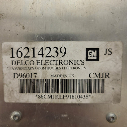OPEL TIGRA ASTRA ECU / 16214239 / D96017 / CMJR / DELCO