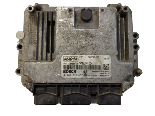 FORD ECU / 0281012487 / 7M51-12A650-UD  / 7EFD / 1039S20135 / BOSCH