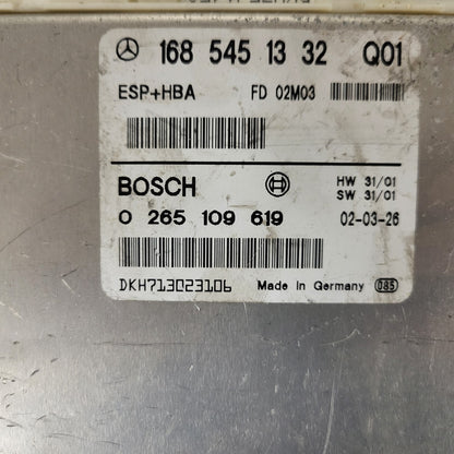 MERCDES BENZ ECU / 1685451332 / 0265109619 / BOSCH / ESP HBA