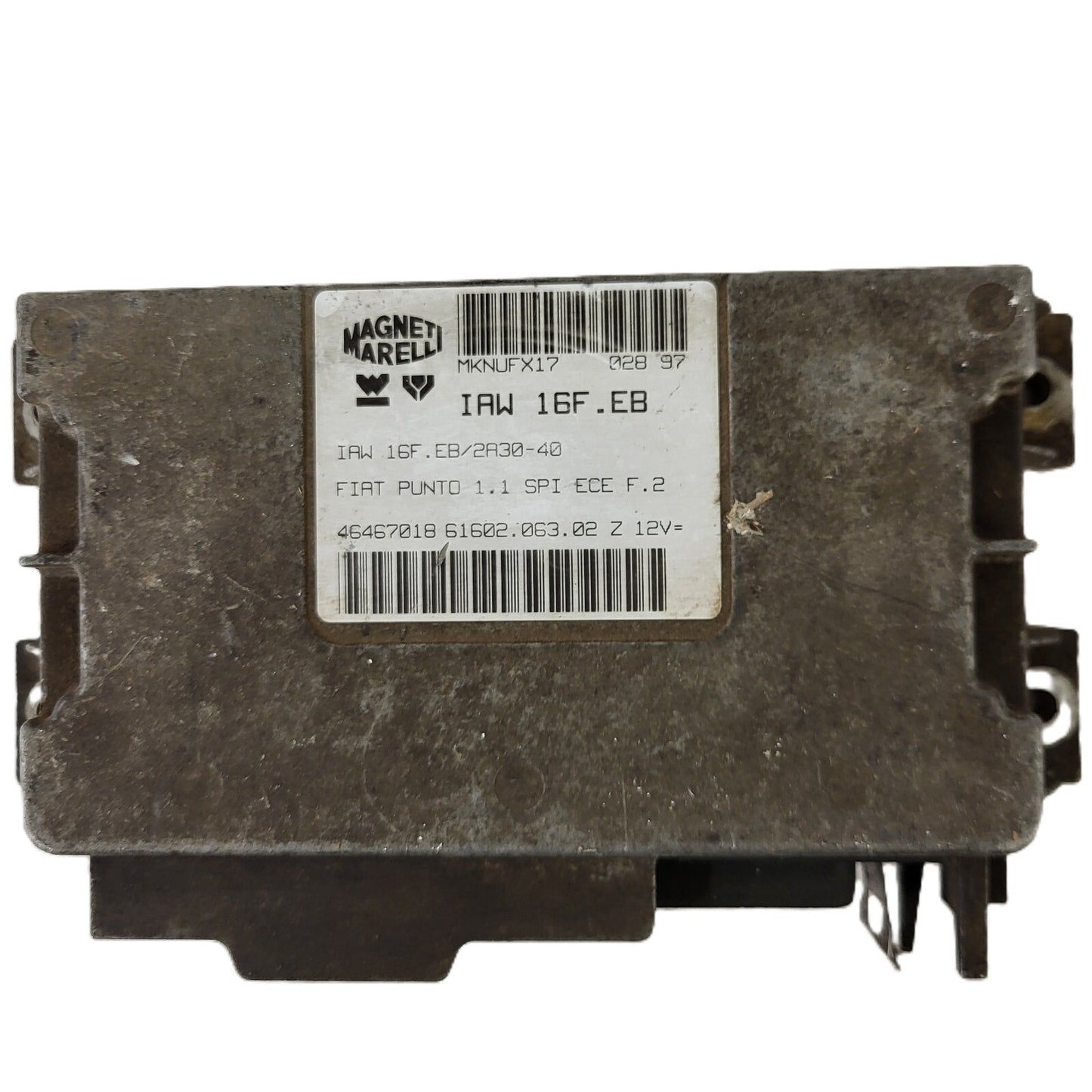 Fiat Punto 1.1 ECU / 46467018 / IAW 16F.EB / 61602.063.02 / MAGNETI MARELLI