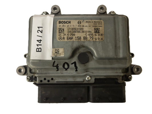 MERCEDES W169 W245 ECU / 0281013517 / A6401508879 / CRA.43 / OM640 / BOSCH