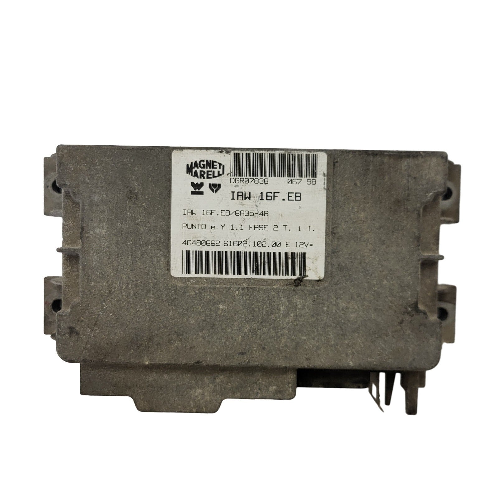 FIAT PUNTO LANCIA Y 1.1 ECU / IAW 16F.EB / 46480662 /  61602.102.00 / MAGNETI MA