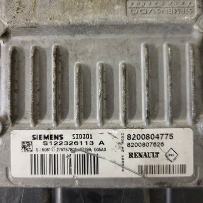 Renault Megane Scenic ECU / S122326113A / 8200804775 / 8200807626 / SID301 / SIE