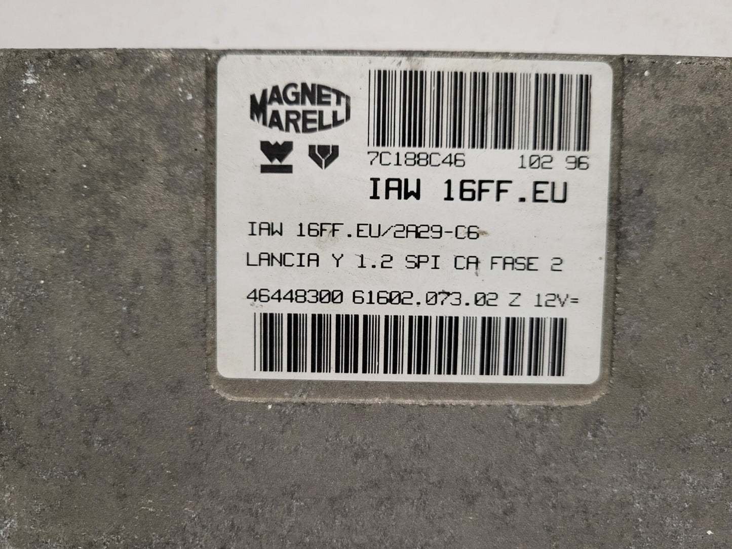 LANCIA Y YPSILON ECU / IAW 16FF.EU / 46448300 / 61602.073.02 / MAGNETI MARELLI