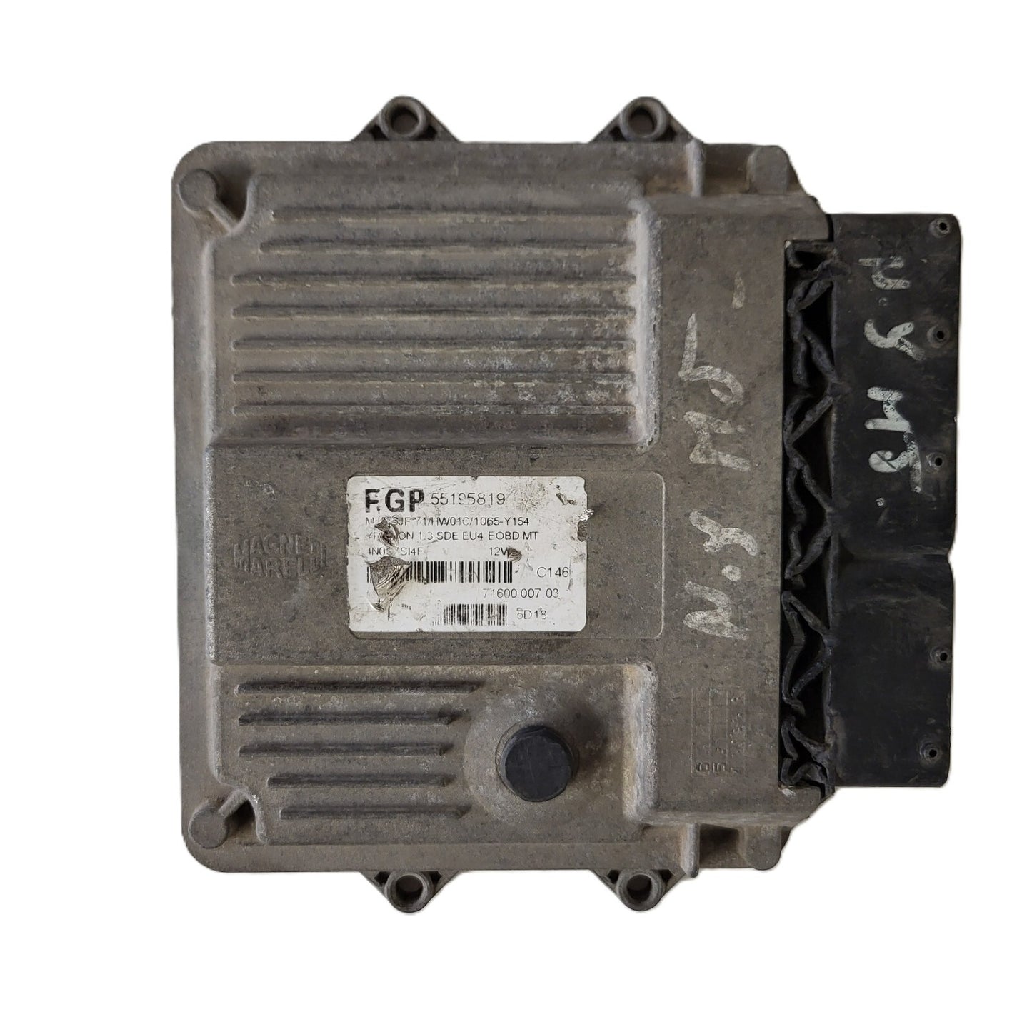 LANCIA Y 1.3 ECU / 55195819 / MJD 6JF.Y1 / HW01C / 71600.007.03 MAGNETI MARELLI
