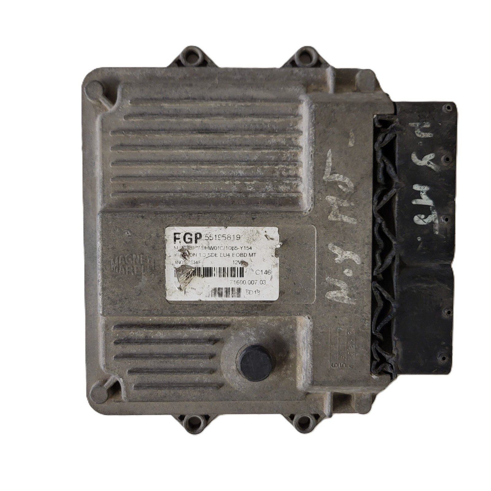 LANCIA Y 1.3 ECU / 55195819 / MJD 6JF.Y1 / HW01C / 71600.007.03 MAGNETI MARELLI