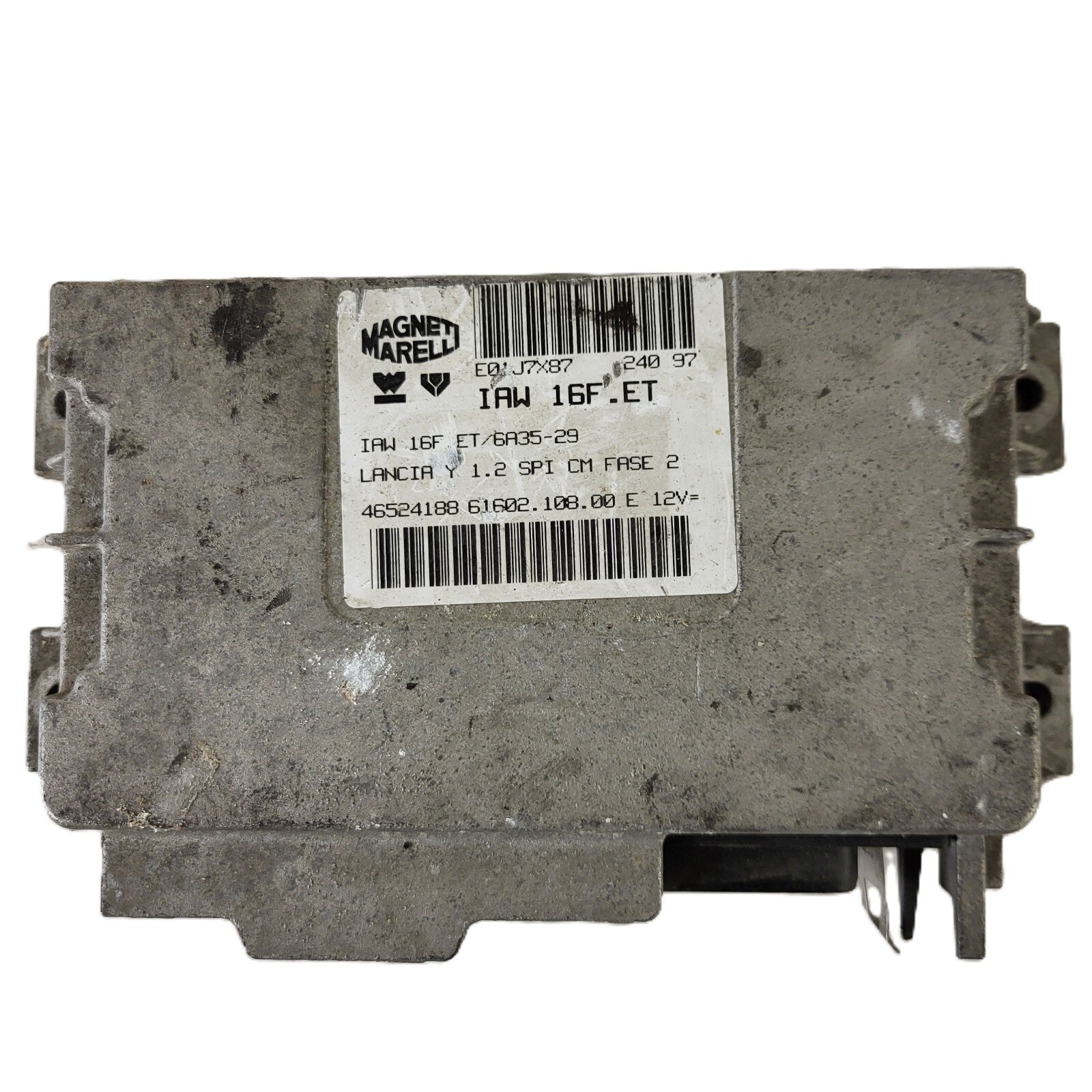 LANCIA Y 1.2 ECU / IAW 16F.ET / 46524188 / 61602.108.00 / MAGNETI MARELLI 
