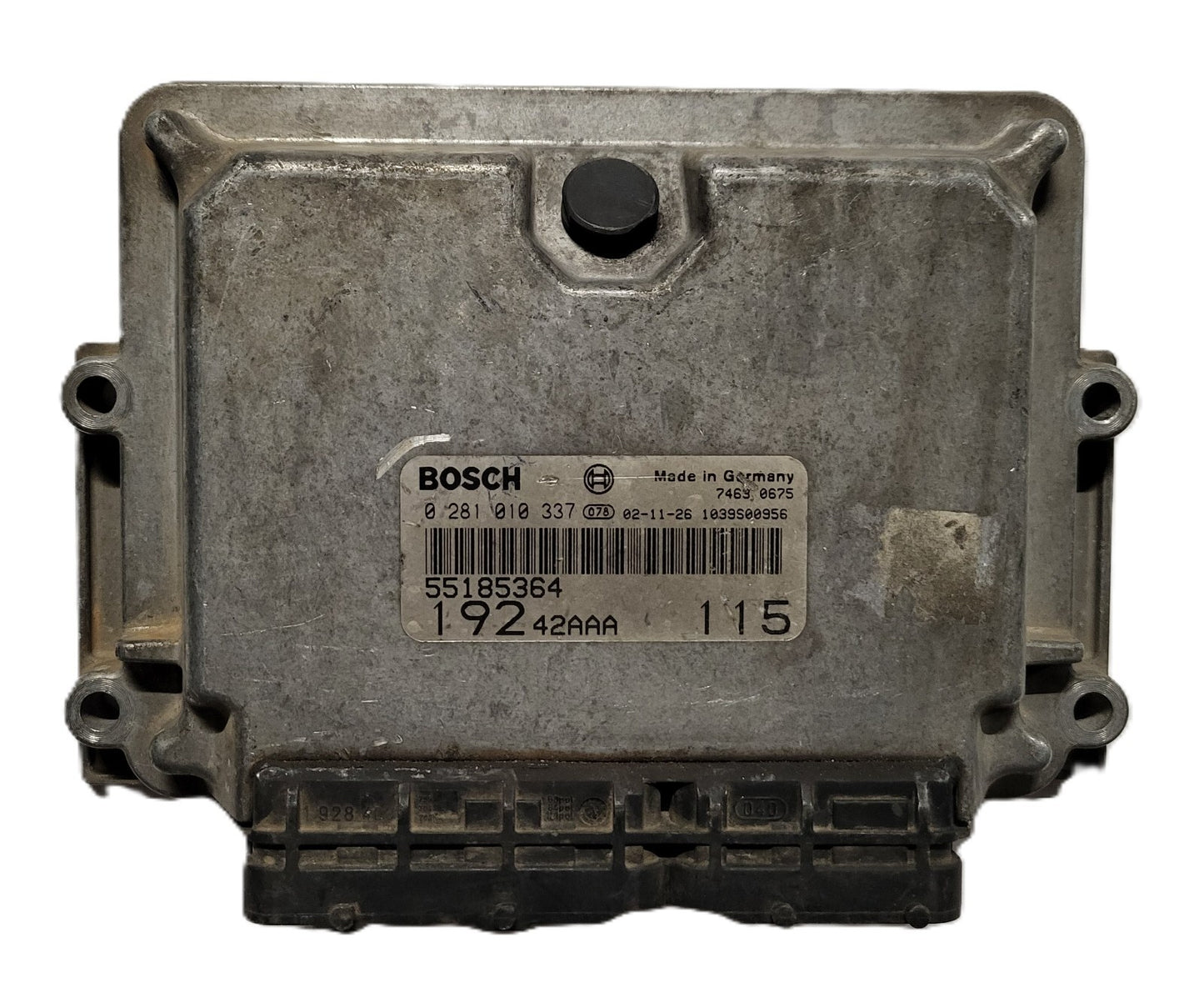 Fiat Stilo 1.9 JTD ECU / 0281010337 / 55185364 / BOSCH