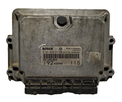 Fiat Stilo 1.9 JTD ECU / 0281010337 / 55185364 / BOSCH