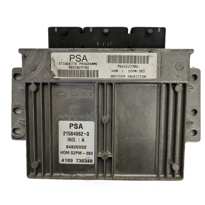 PEUGEOT CITROEN ECU / 21584962-0 / 9655829780 / 9642222380 / S2PM-383 / SAGEM