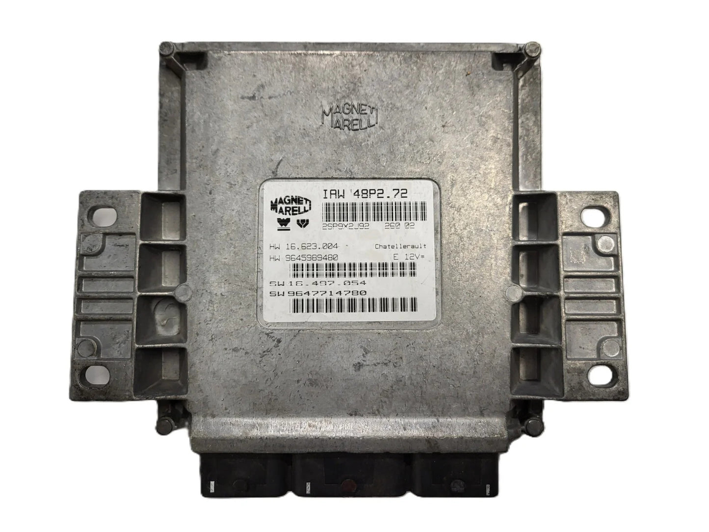 PEUGEOT CITROEN ECU / IAW 48P2.72 / SW 9647714780 / HW 9645989480 / MAGNETI MARE