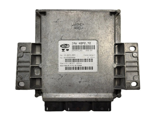 PEUGEOT CITROEN ECU / IAW 48P2.72 / SW 9647714780 / HW 9645989480 / MAGNETI MARE