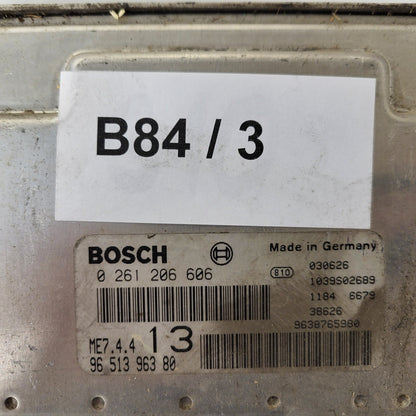 CITROEN XSARA BERLINGO 1.6 16V NFU ECU / 0261206606 / 9651396380 / BOSCH