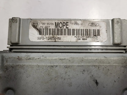 FORD FIESTA ECU / 98FB-12A650-MA / MOPE / LPE-627 / EEC-V / 98FB12A650MA