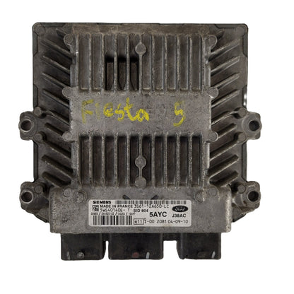 FORD FIESTA ECU / 3S61-12A650-LC / 5WS40140E-T / 5AYC / SID804 / J38A SIEMENS