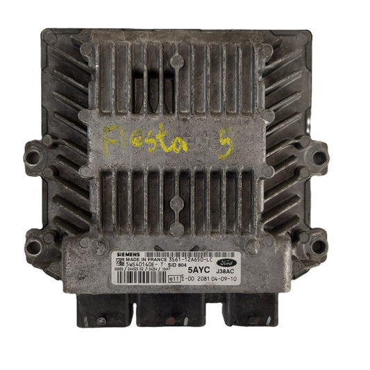 FORD FIESTA ECU / 3S61-12A650-LC / 5WS40140E-T / 5AYC / SID804 / J38A SIEMENS