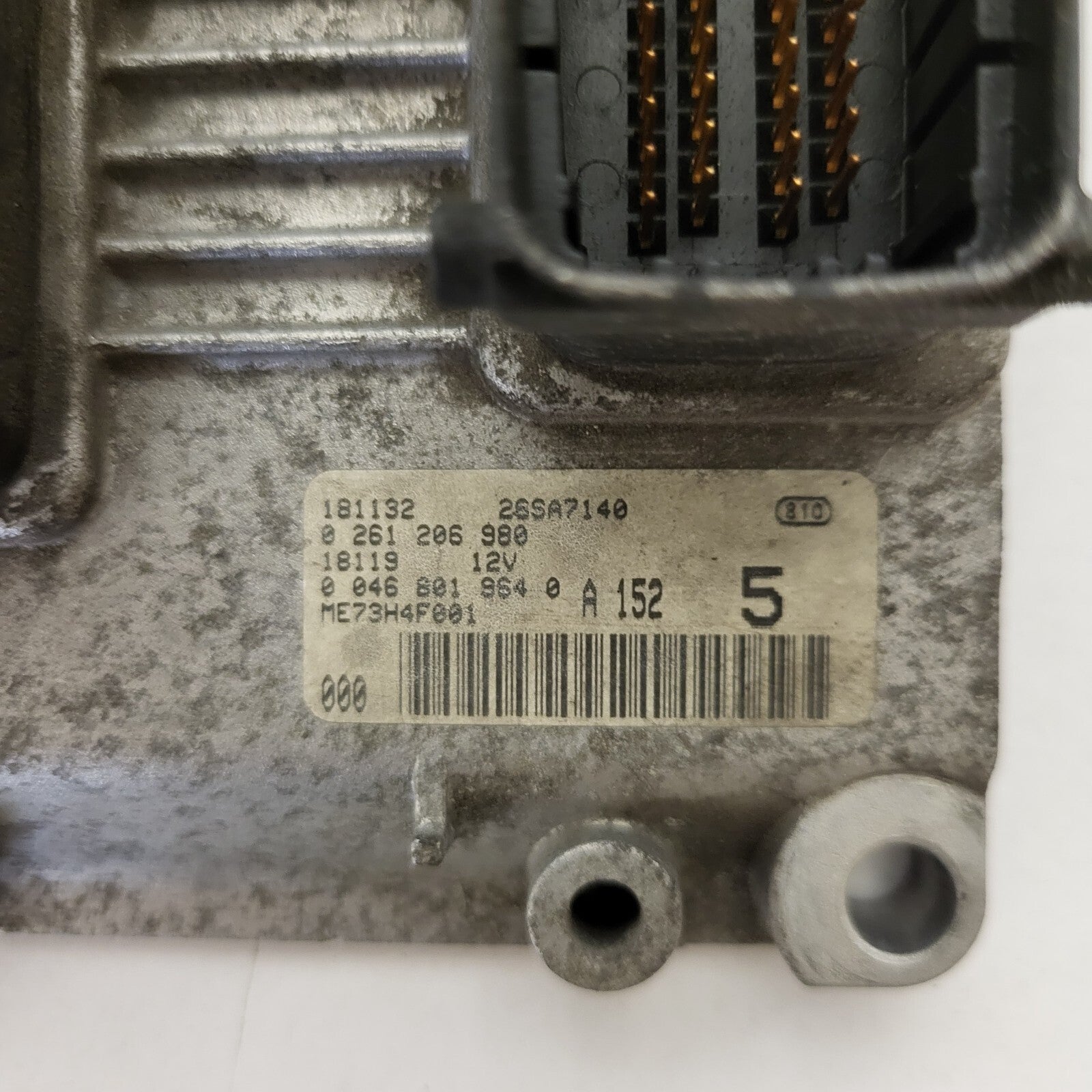 FIAT PUNTO ECU / 0261206980 / 00468019640 / ME73H4F001 / BOSCH