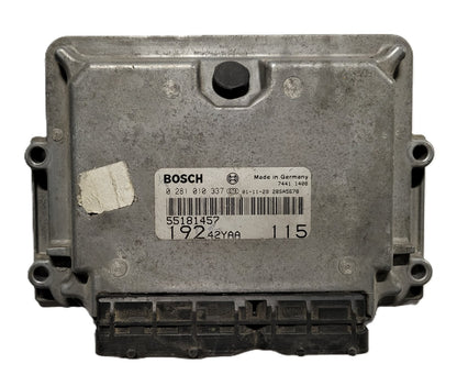 Fiat STILO ECU / 55181457 / 0281010337 / 19242YAA / BOSCH