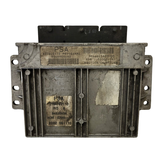 Peugeot Citroen ECU / 9646988680 / 9644625680-00 / 21647431-0 / SAGEM