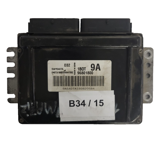 CHEVROLET MATIZ  ECU / 96801800 / 5WY5407A / 1BOT / 9A / D32